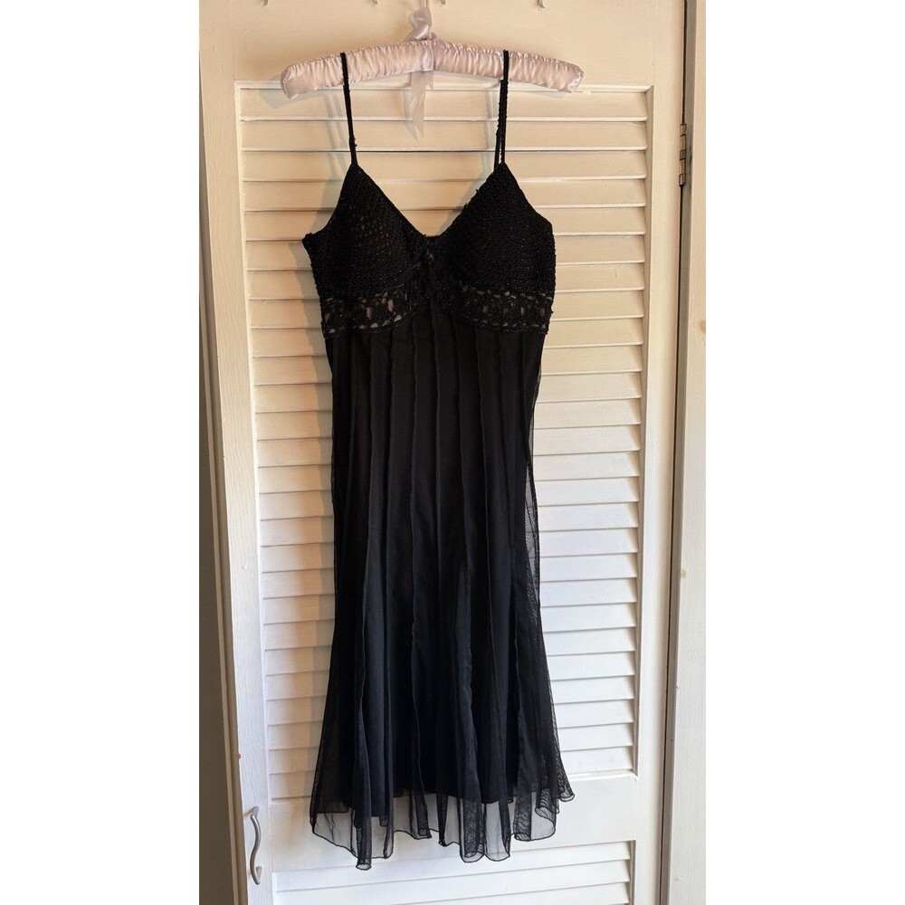 VTG Y2K Vision Apparel 6 black dress Whismigoth Fairy Goth Homecoming Baddie